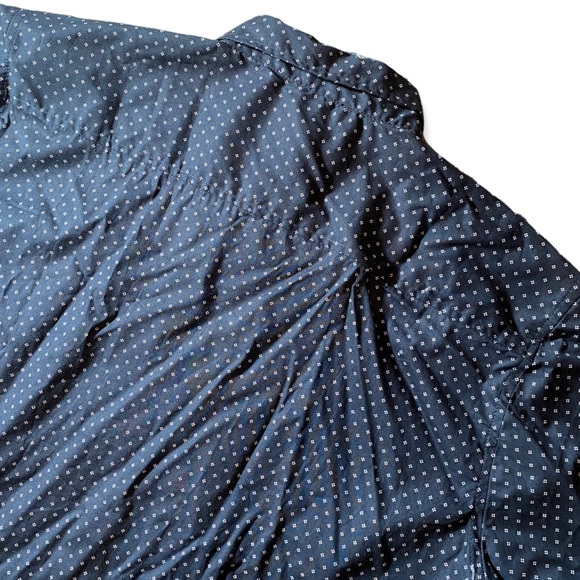 Hawks Bay USA mens button down short sleeve, size 2XL navy blue New NWT. - Picture 11 of 12